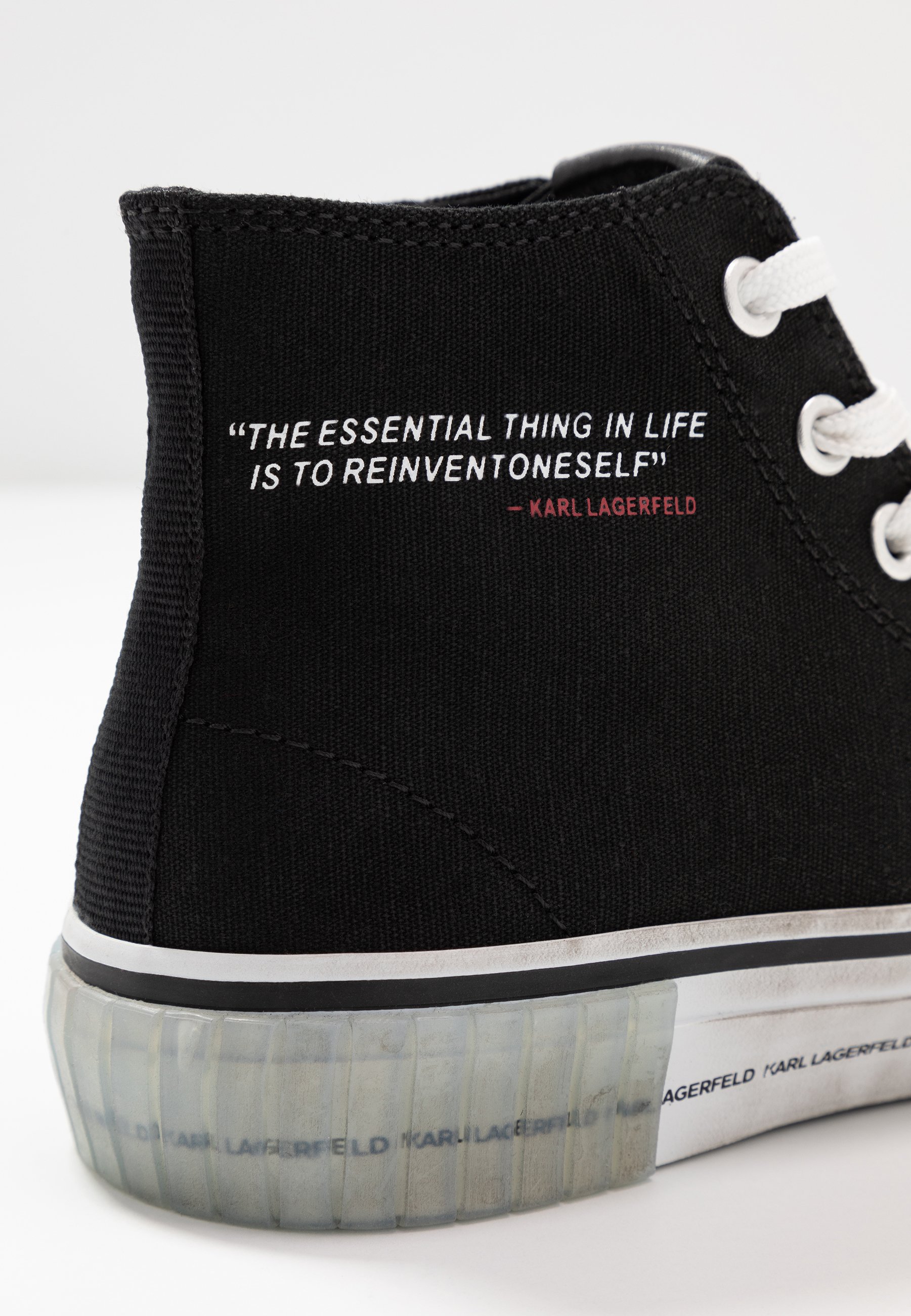 KARL LAGERFELD KAMPUS LEGEND Høye joggesko black KARL LAGERFELD KAMPUS LEGEND Høye joggesko black