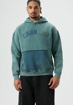 ACID WASHED - Hoodie - green