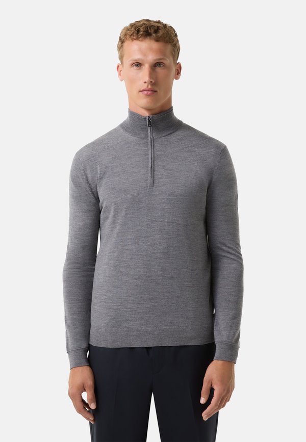 Strickpullover - grau