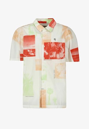 WITH ALLOVER PHOTO PRINT - Overhemd - off white