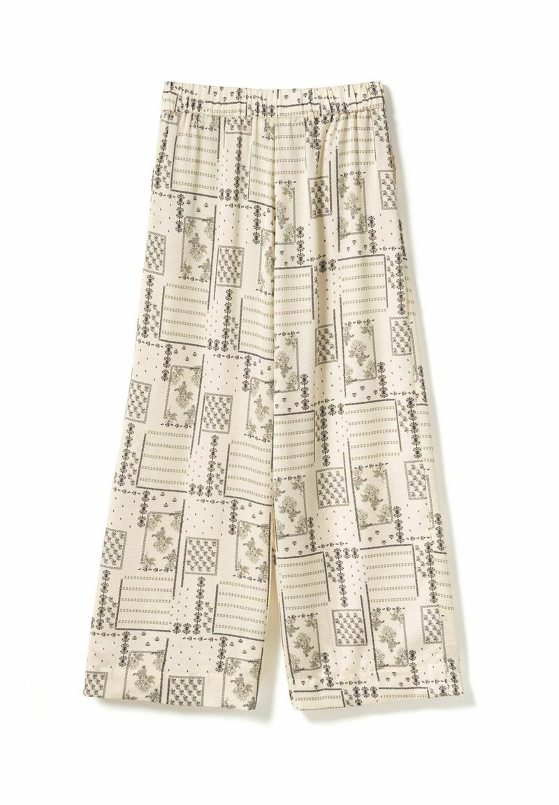 Noella KAMERON - Stoffhose - dolly ivory print/offwhite - Zalando.at