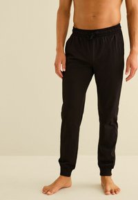 Next 2-PACK CUFFED PYJAMA BOTTOMS REGULAR FIT - Pizsama alsók - black grey
