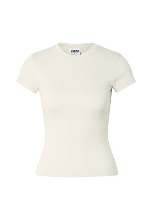 Urban Classics, LADIES SHORT SLIM TEE - T-shirt basic - whitesand
