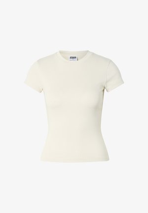 Urban Classics, LADIES SHORT SLIM TEE - T-shirt basic - whitesand
