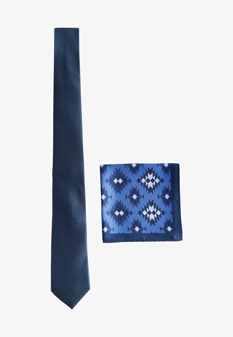 Next SAGE WITH FLORAL SET - Mouchoir de poche - navyblue navajo
