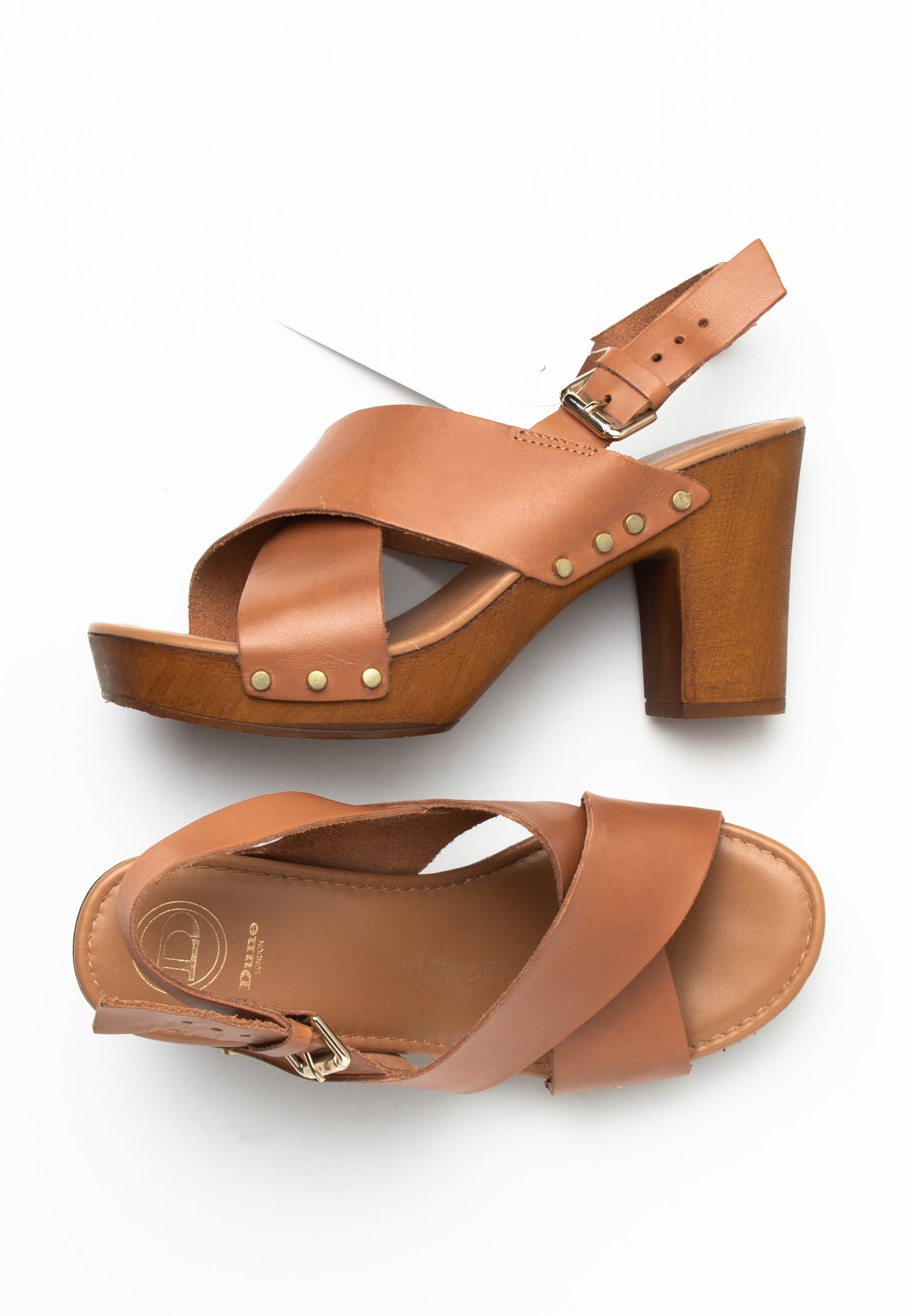 Dune London High heeled sandals brown (Pre-owned)