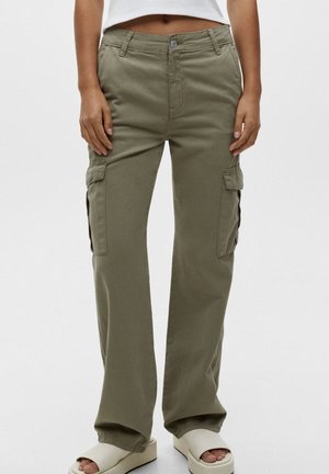 Cargo trousers - khaki