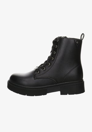DOCKERS Botines con cordones - black