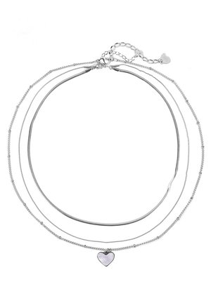 LAYERED HEART PACK OF 3 - Collana - silver-coloured