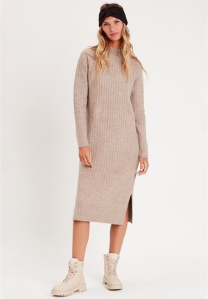 LANGES GERADES - Robe pull - taupe