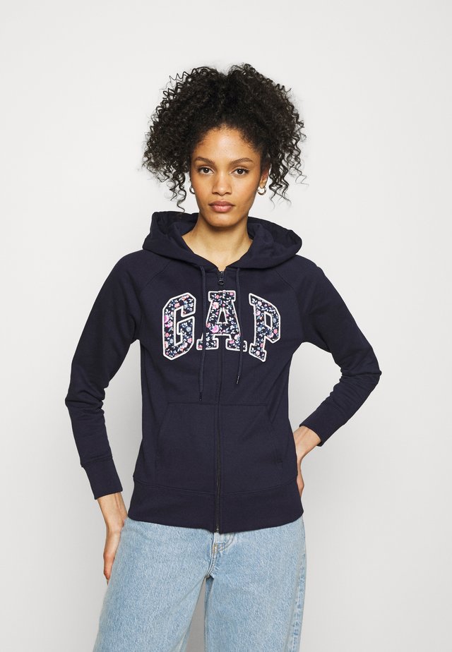 NOVELTY - Sudadera con cremallera - navy uniform