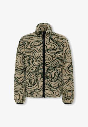 ONLY & SONS junior, FLEECE SWEATSHIRT OSJADAM SWEATSHIRT - Fleece jacket - desert taupe