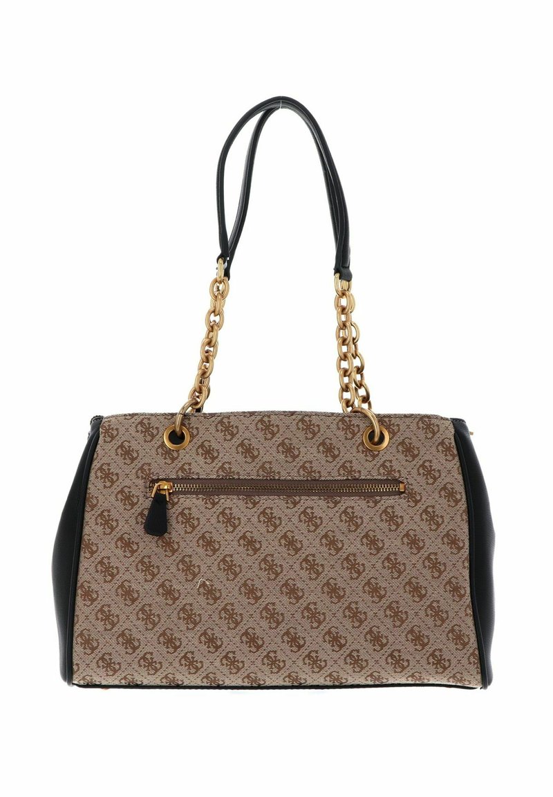 Damen Handtaschen | Guess AVIANA LUXURY SATCHEL Handtasche latte black/beige - ZH79252 Damen Handtaschen | Guess AVIANA LUXURY SATCHEL Handtasche latte black/beige - ZH79252