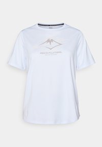 ASICS FUJITRAIL LOGO TOP - Sports T-shirt - blue fade