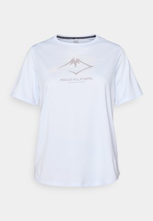 ASICS FUJITRAIL LOGO TOP - Sports T-shirt - blue fade