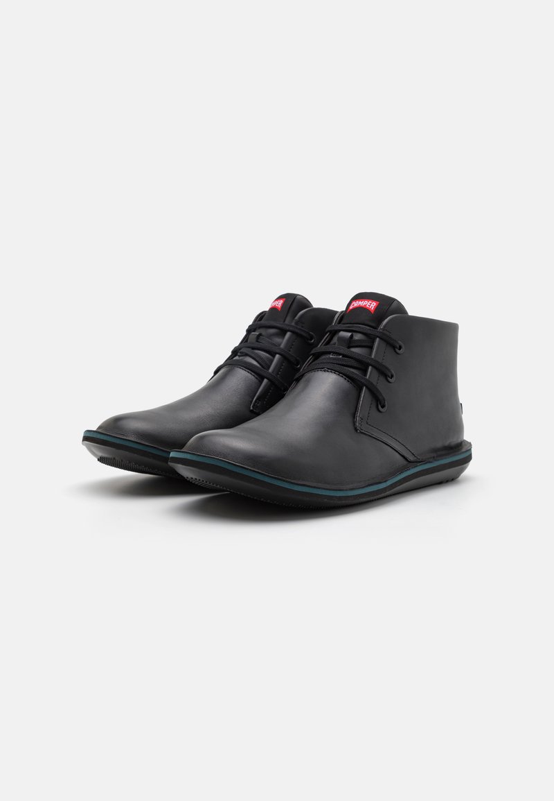 Camper BEETLE Lace-up ankle boots black