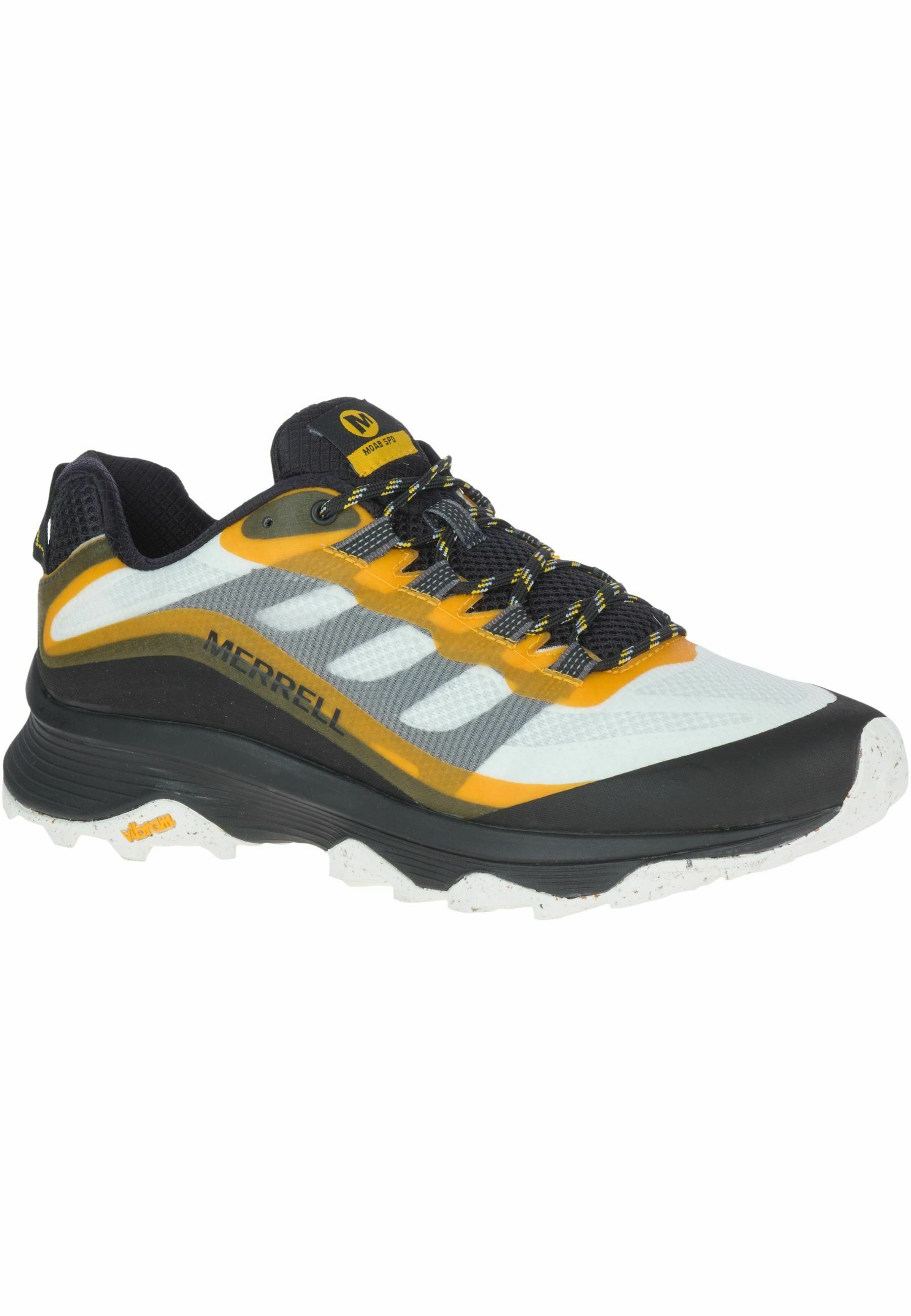 Merrell MOAB SPEED - Scarpe da trail running - black/bianco - Zalando.it