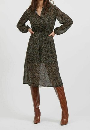 Shirt dress - black