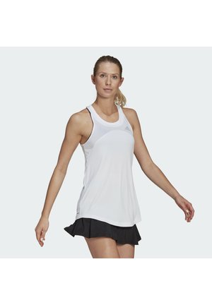 CLUB TANK - Funktionströja - white/grey
