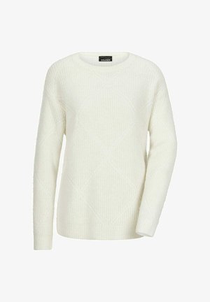 GOLDNER, AUS LEICHTEM - Strickpullover - creamy white