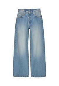 MID-WAIST WITH RHINESTONES - Egyenes sz�árú farmer - light-blue denim