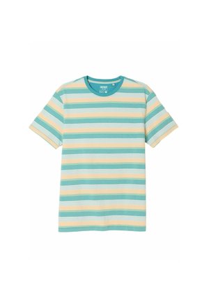 FatFace, REGULAR FIT - STRIPE TSHIRT  . - Printtipaita - teal blue