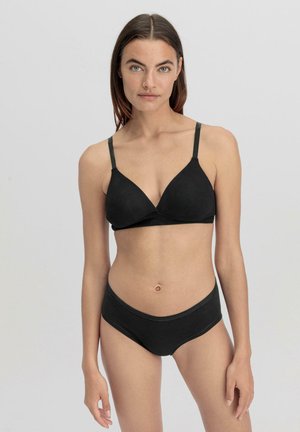 hessnatur WÄSCHE SPACER BÜGELLOS PURE SENSE - Soutien-gorge invisible - schwarz