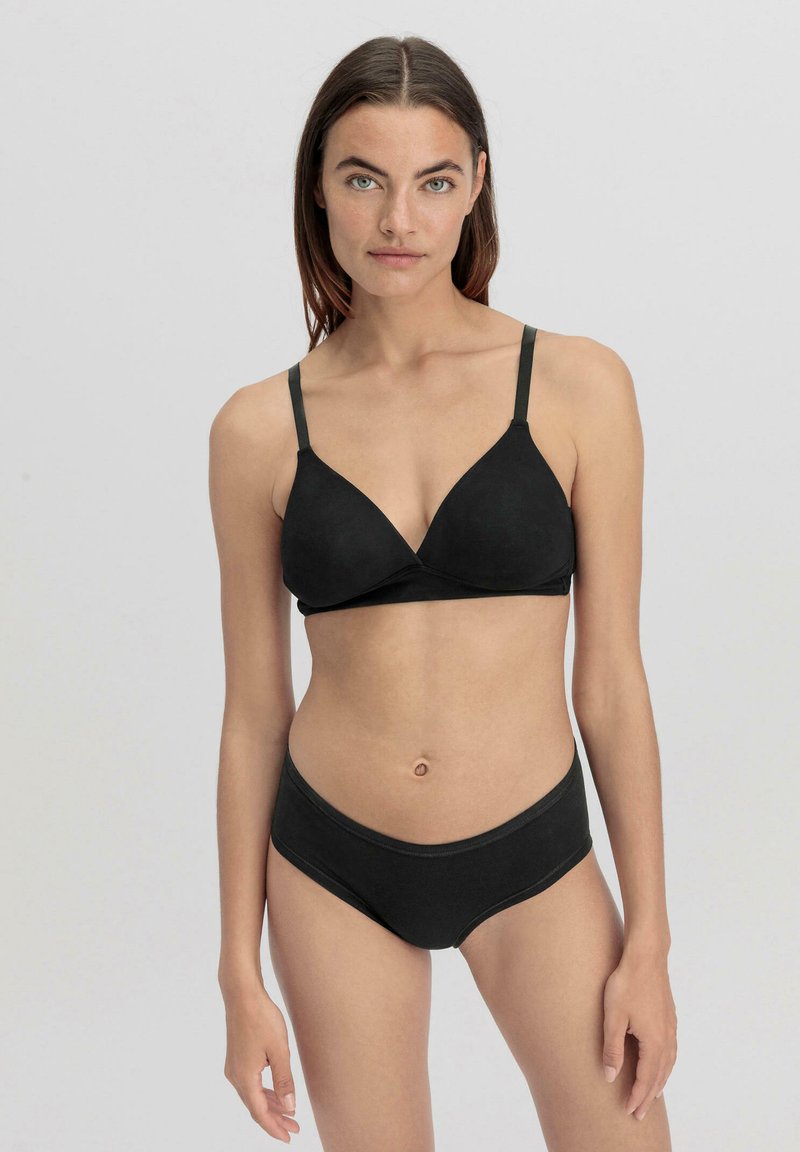 hessnatur WÄSCHE SPACER BÜGELLOS PURE SENSE - T-shirt BH - schwarz