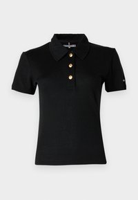SLIM SLEEK - Bluză polo - black