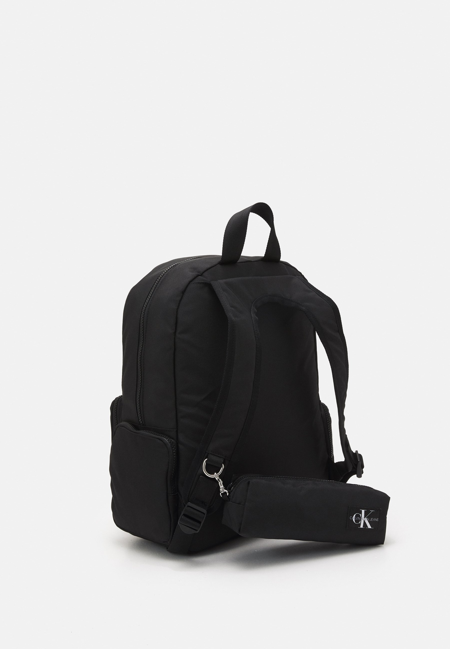 black and white school backpack