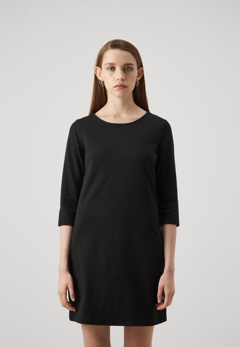 ONLY - ONLBRILLIANT 3/4 DRESS - Žerzejové šaty - black, Zvětšit