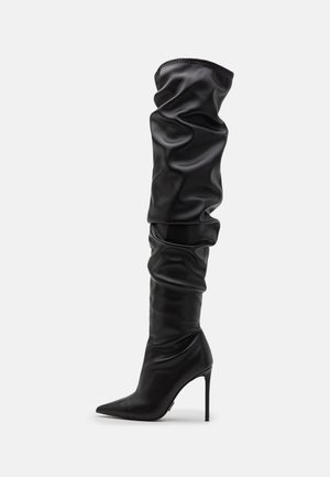 Steve Madden, Overknee laarzen - black