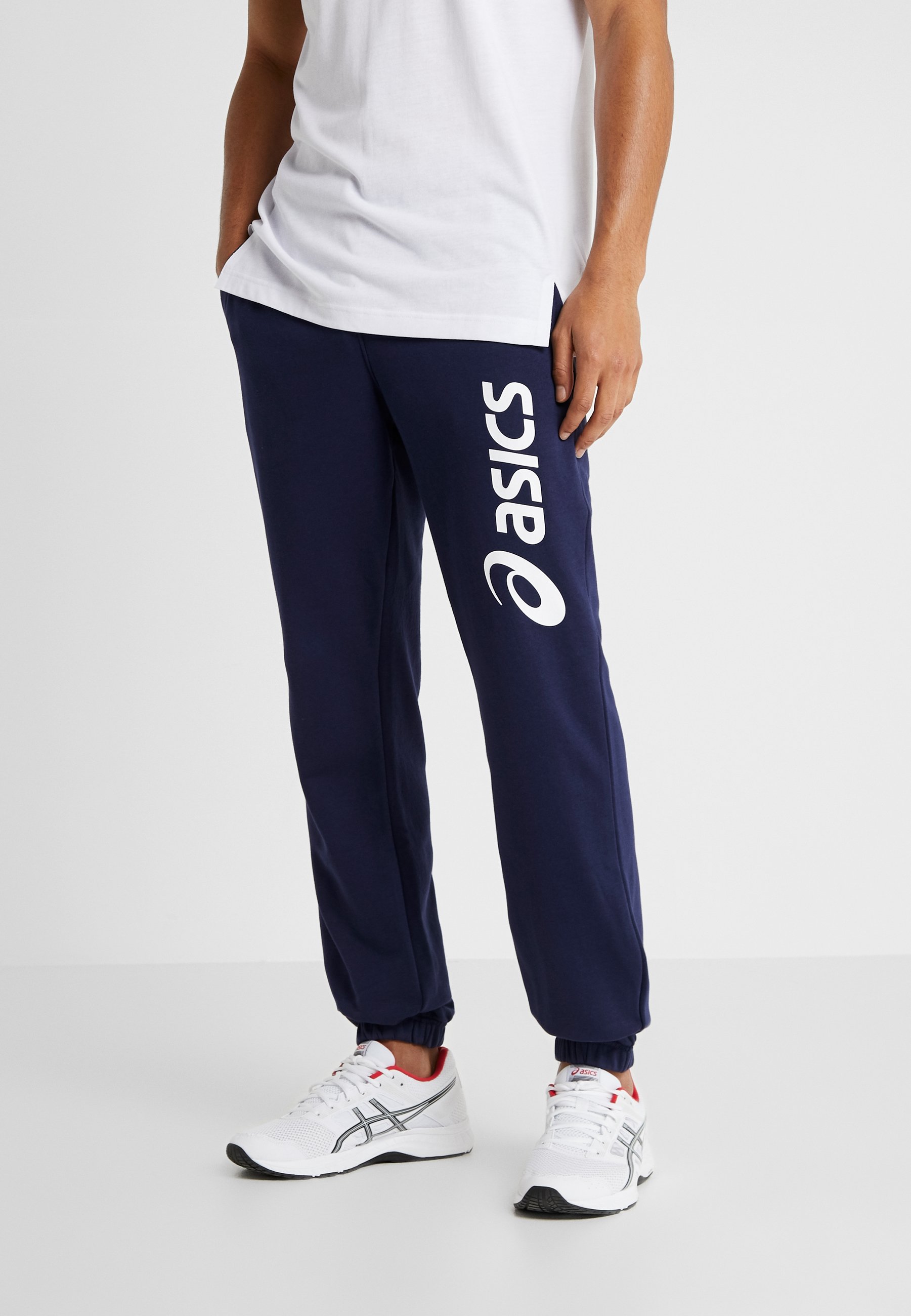 pantalon asics bleu