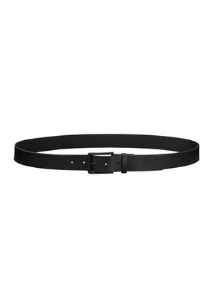 Calvin Klein CASUAL PIN BUCKLE SMOOTH - Lietišķa stila josta - black/matte black