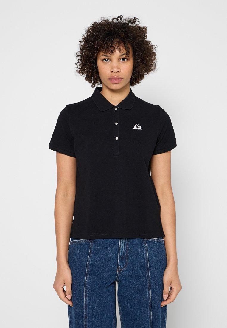 LA MARTINA Poloshirt zwart LA MARTINA Poloshirt zwart