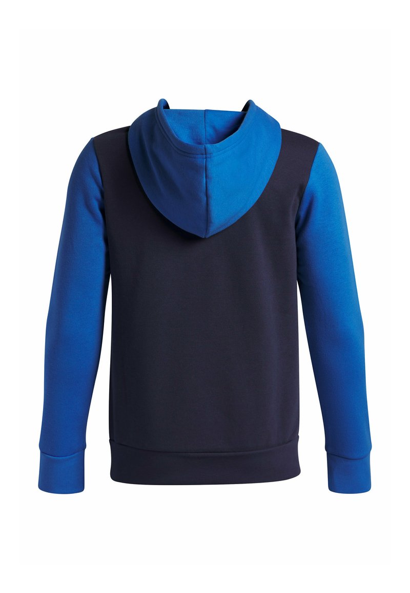 Under Armour RIVAL COLORBLOCK GRAPHIC Felpa con cappuccio blue