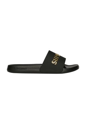 LUXE LOGO - Sandales de bain - black gold