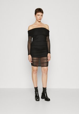 Vero Moda VMLIA OFF SHOULDER DRESS - Cocktail φόρεμα / Φόρεμα για πάρτι - black