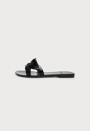 KARL LAGERFELD, JELLY SIGNATURE - Чехли - black/white