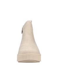 Rieker CHELSEA - Bottines à plateau - beige
