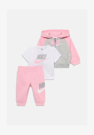 Nike Sportswear COLOR BLOCKED SET UNISEX - Tuta - medium soft pink