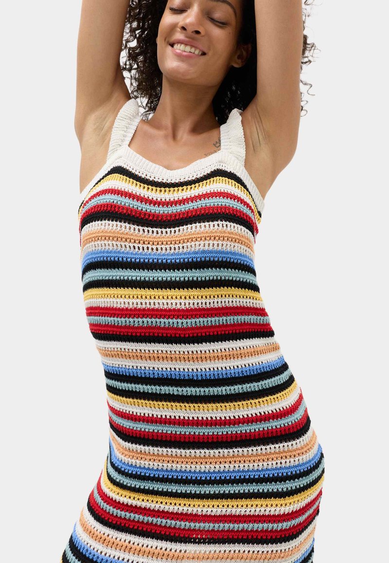 marks and spencer knitted dress & Jumper - multi/multi-coloured red bridal lehenga