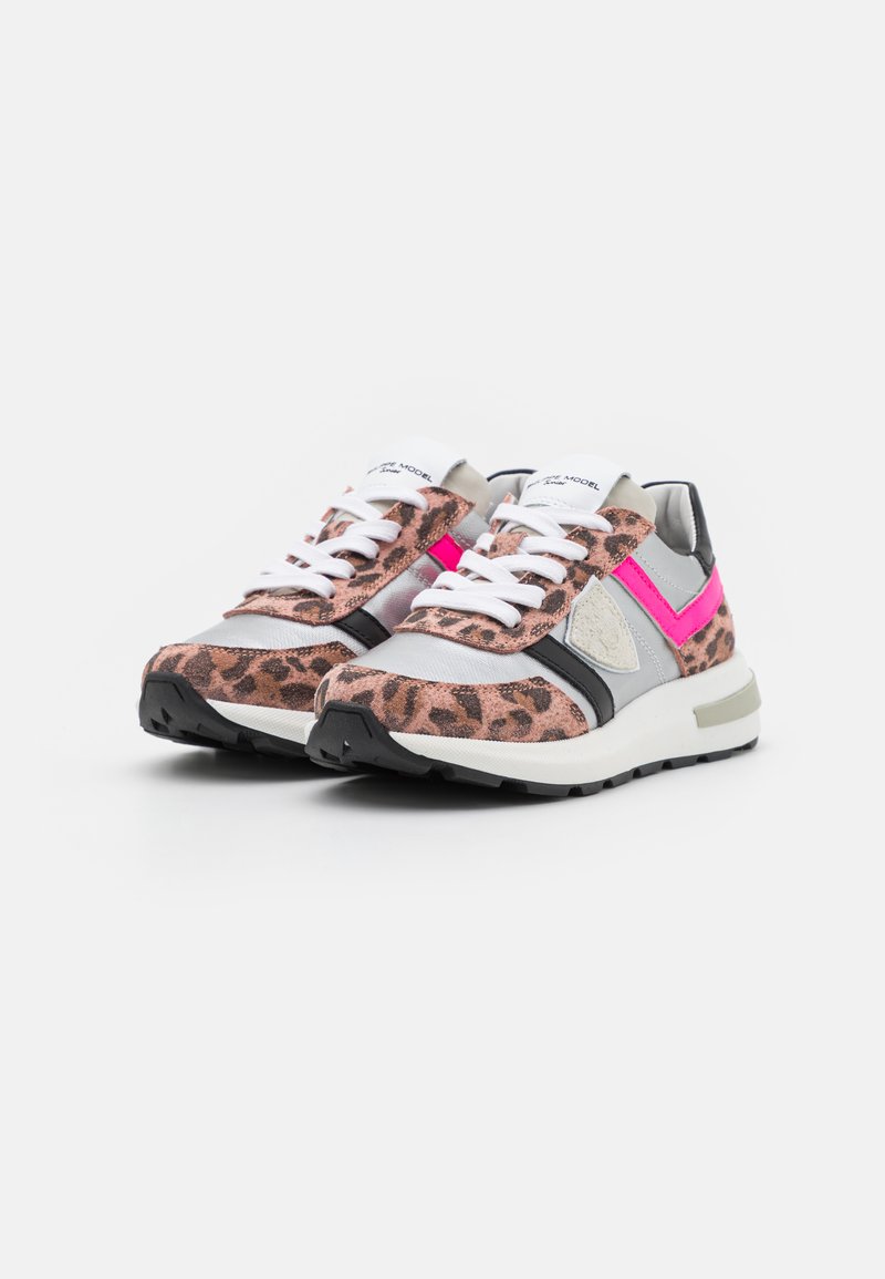 Kinder Sneaker | Philippe Model MIXAGE ANIMALIER Sneaker low silver/fuxia/black/mehrfarbig - ZF43383 Kinder Sneaker | Philippe Model MIXAGE ANIMALIER Sneaker low silver/fuxia/black/mehrfarbig - ZF43383