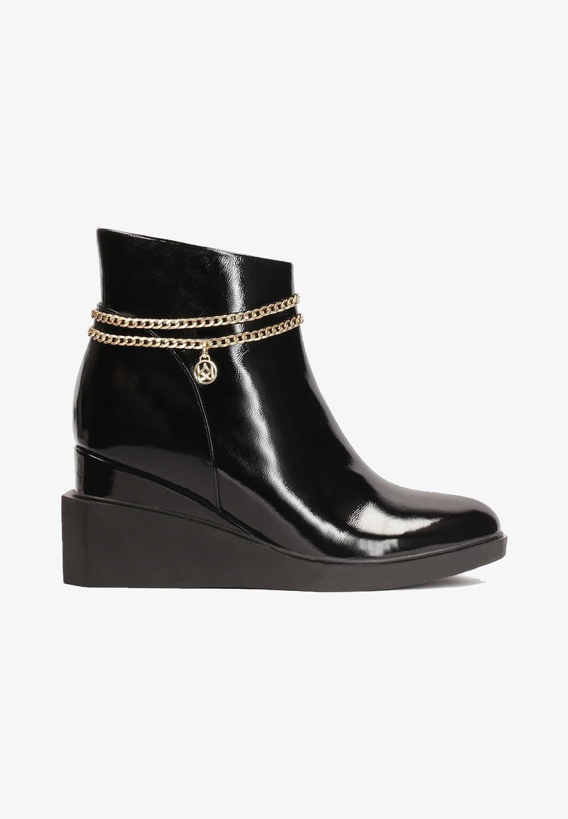 Kazar LINET - Bottines compensées - black