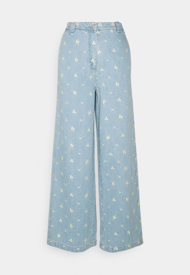 Jeans relaxed fit - washed denim