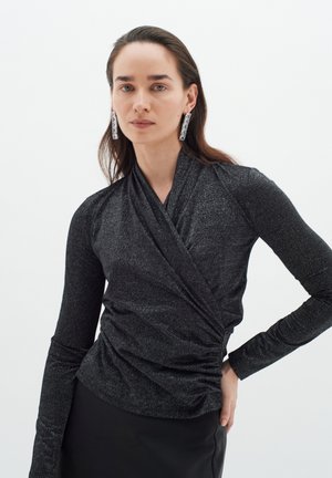 BEVERLYIW WRAP - Bluse - black