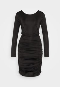 ALEXIA DRESS - Džersejové šaty - jet black