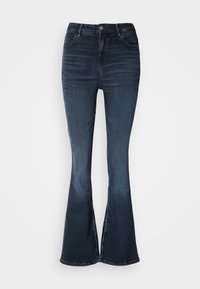 ROSA SLIT - Calças de ganga bootcut - dark blue