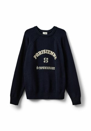 Strickpullover - navy blue