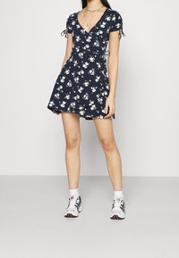 Hollister Co. Žerzejové šaty - dark blue